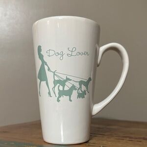 THL Dog Lover White Ceramic Collectible Mug 16 ounces